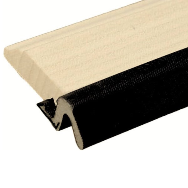 Colonial Pattern Door Stop Set, with (Black) Q-Lon Weatherstrip Top and Sides